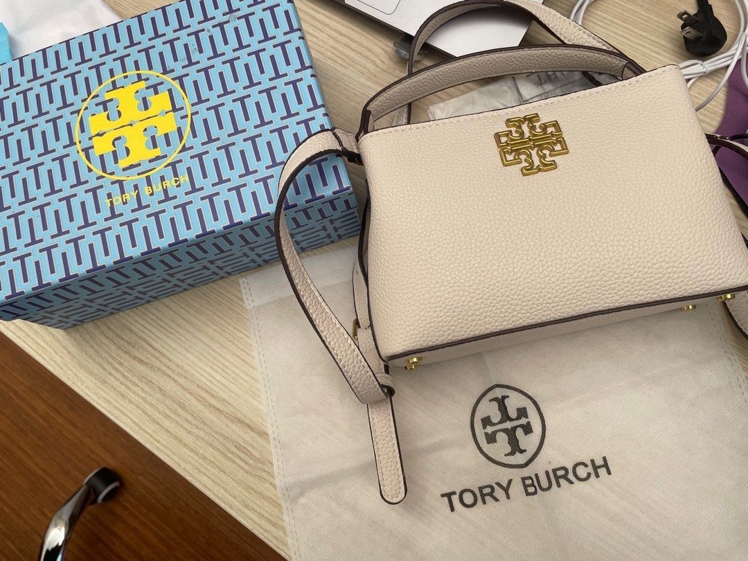 TORY BURCH BRITTEN SATCHEL PREMIUM BAG 🔥🤎