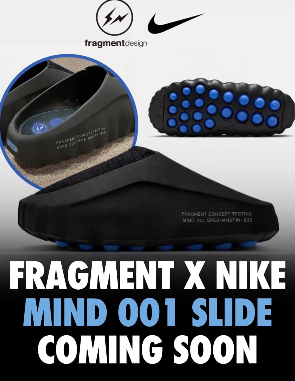 Nike Mind 001 X Fragment Black