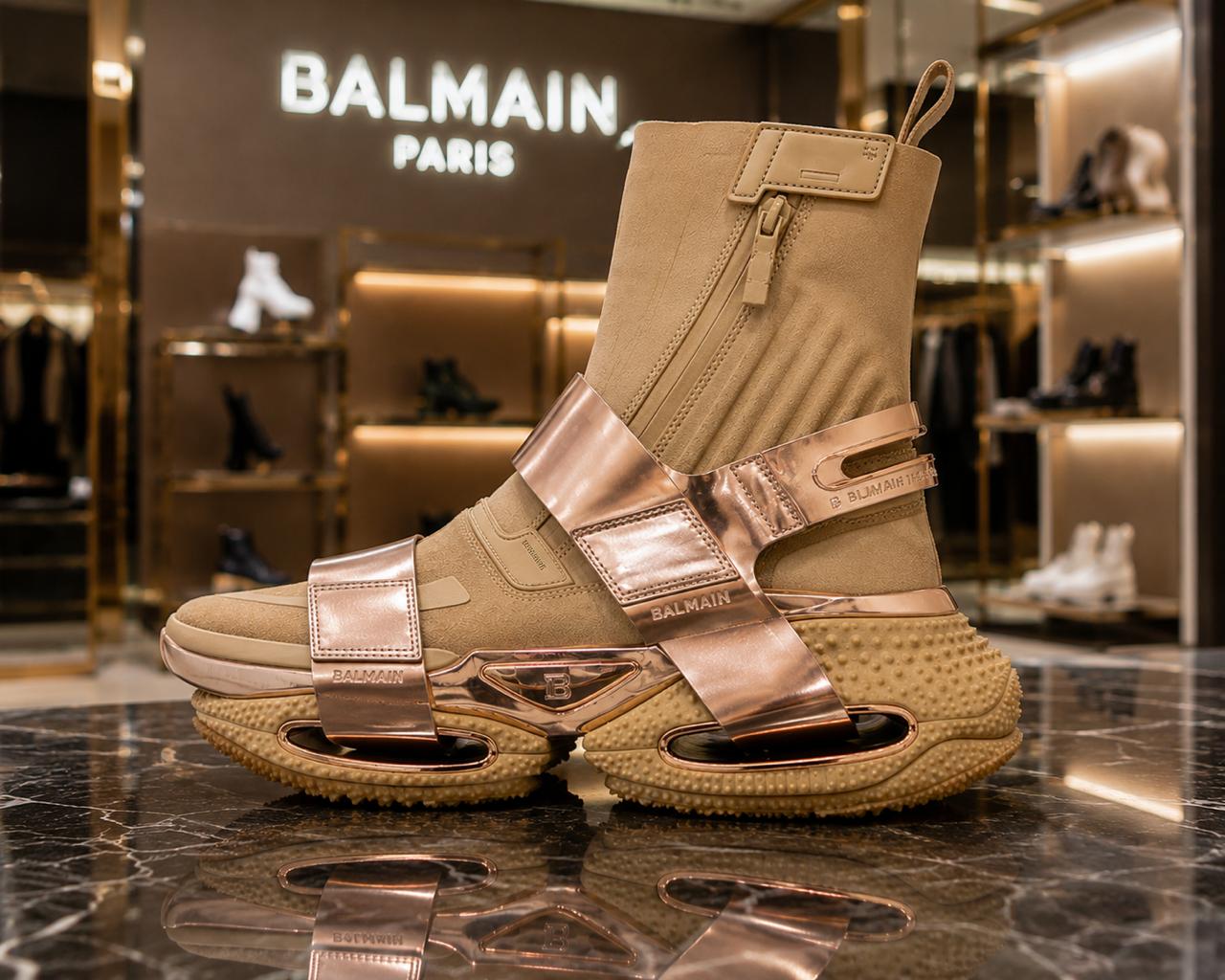 Balmain B-Bold high-top sneakers