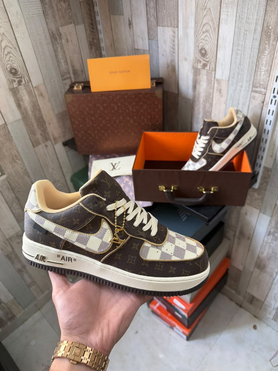 Luxury Monogram Court Sneakers