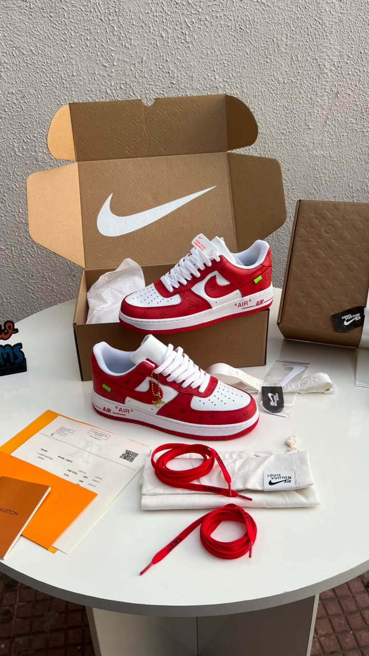 Crimson Rush Sneakers