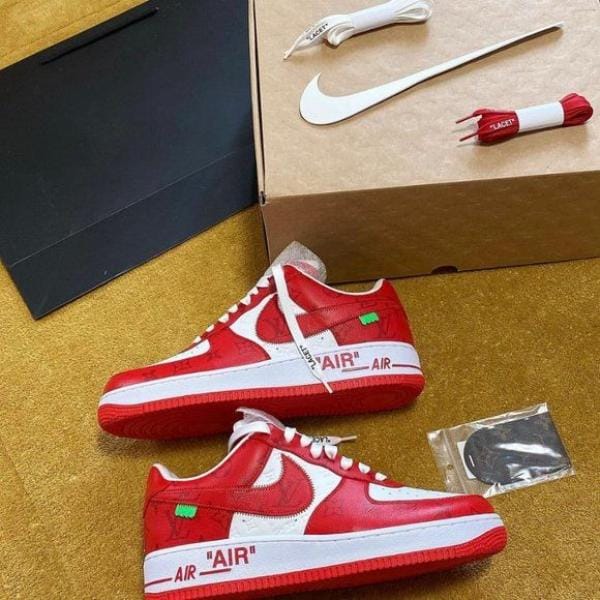 Crimson Rush Sneakers