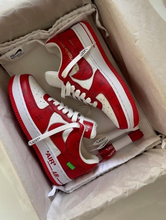 Crimson Rush Sneakers