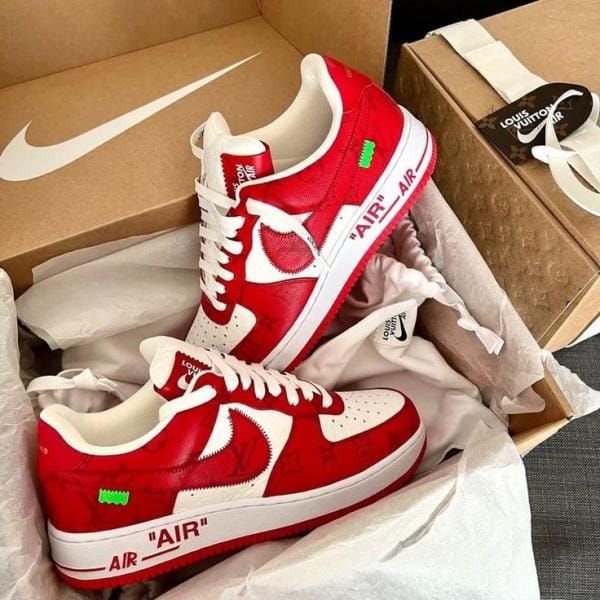 Crimson Rush Sneakers