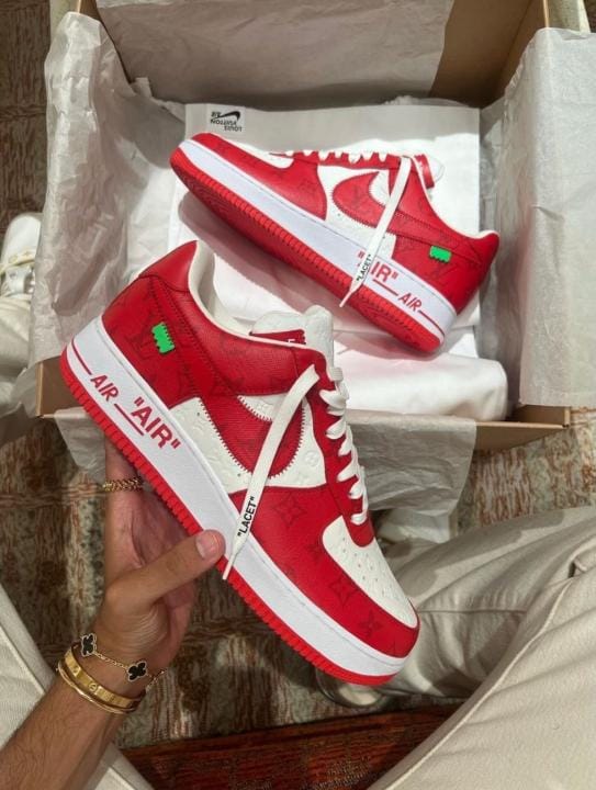 Crimson Rush Sneakers